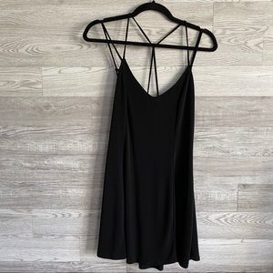Urban Outfitters Silence+Noise Strappy Black Dress